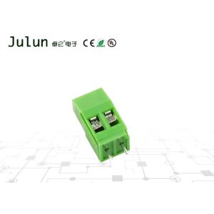 Buy cheap LED Drive Power Supply Screw Terminal Block , Pcb Terminal Block In Green Color product