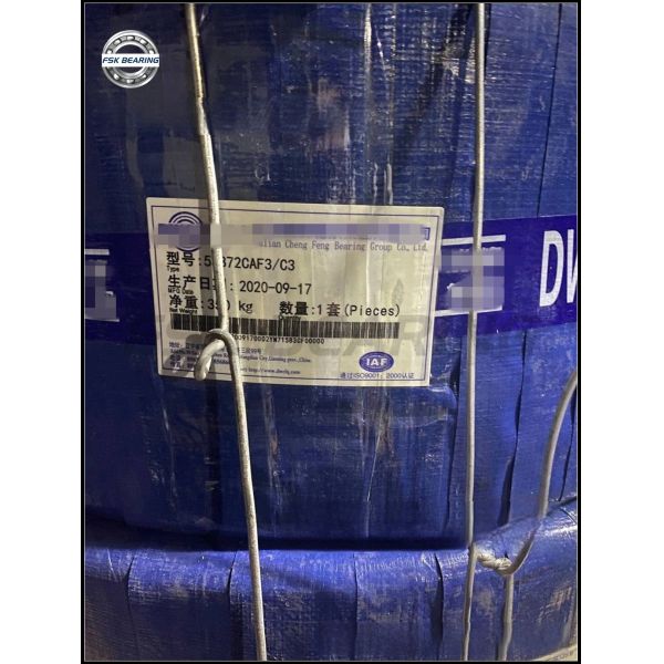 Brass Cage 53864CAF3 C3 53872CAF3 C3 Self-aligning Spherical Roller Bearing