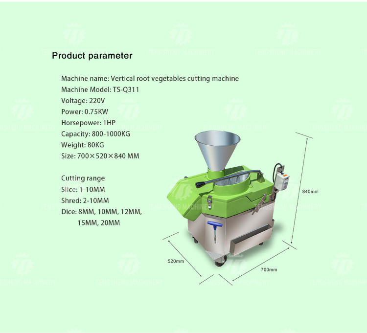 Industrial 1HP Multi-function strawberry slicer vertical melon and fruit slicing, slicing and dicing machine