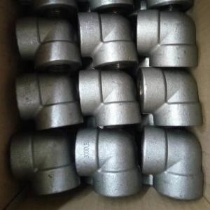 Buy cheap ASME B16.11 Socket Welded Pipe Fittings 3000LBS 90 Degree Socket Elbow product