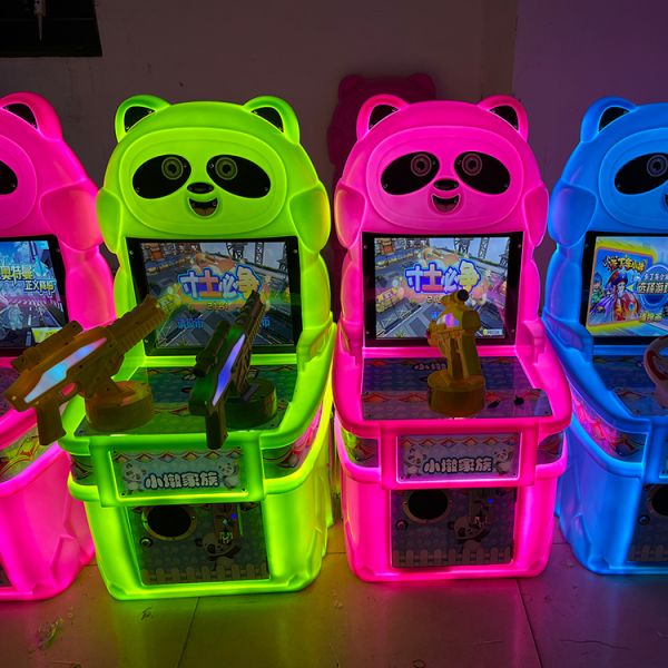 Panda Kids Game Machine side view