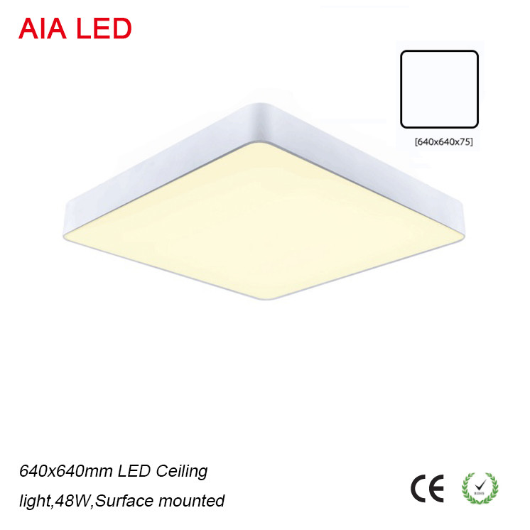 48W 640x640mm contemporary and good price indoor LED Ceiling light