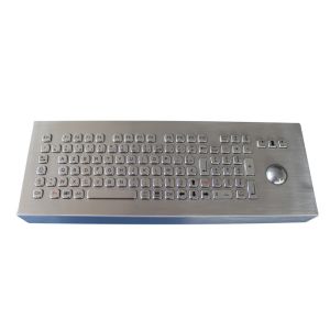 Buy cheap Desktop Metal Ruggedized Keyboard Waterproof Industrial Kiosk With Trackball product
