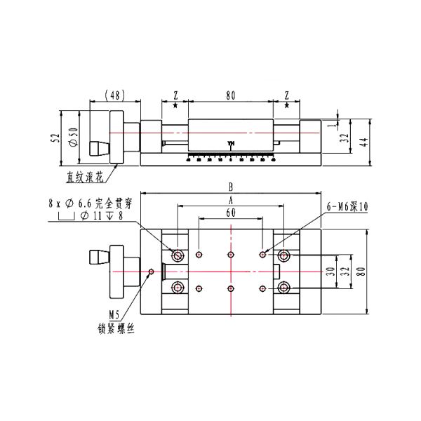 Xyzθ Four Dimensional Xy Stage Manual Combination Linear Rotation Platform