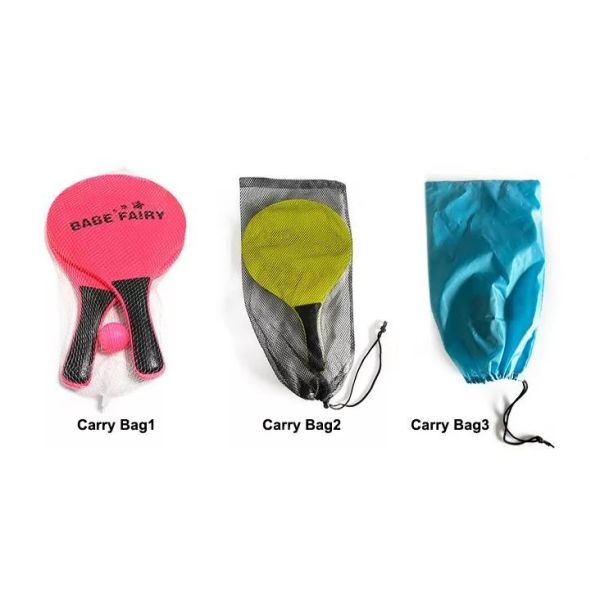 Eco-Friendly Wood Beach Racket Customize Multilayer Board Beach Tennis Racket