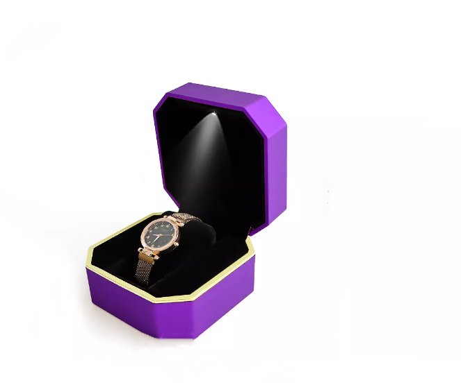 OEM Octagon Wrist Watch Packaging Box Handmade Led Watch Box