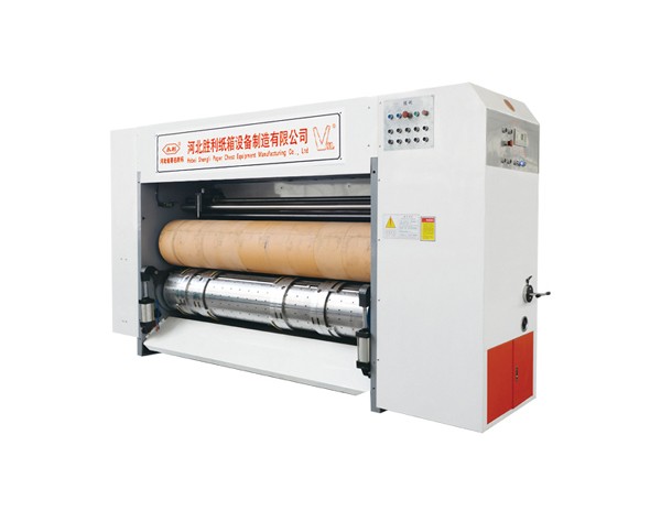 Electric 3 Color Flexo Printing Machine , Automatic Printer Slotter Machine
