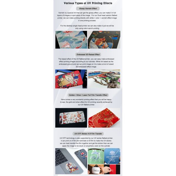 Best Price UV Flatbed Printer Can Print Both Flatbed Rigid Board, Also Print Rotary Bottle Customized Uv Printer