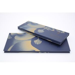 Paper Empty Small Magnetic Makeup Palette Laminated With Sleeve