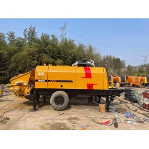 Rexroth Used Shacman Stationary Concrete Pump HBT60C 6830×2125×2685mm