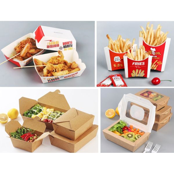OEM Automatic Paper Lunch Box Machine Pizza Take Away Food Box Machine