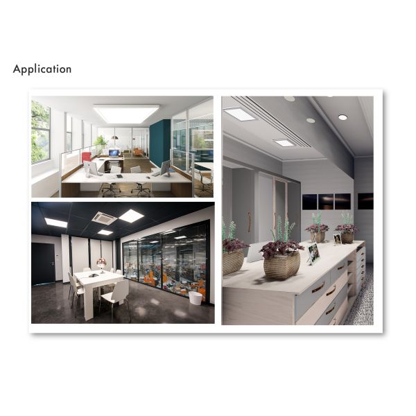 Smart office lighting backlit led panel light