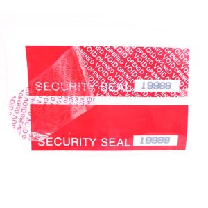 Buy cheap Anti Counterfeit Sealing Hidden Line Tamper Evident Void Tape product