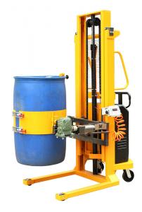Buy cheap 450Kg Load Hoop Type Electric Forklift Drum Lifter with Electronic Balance product