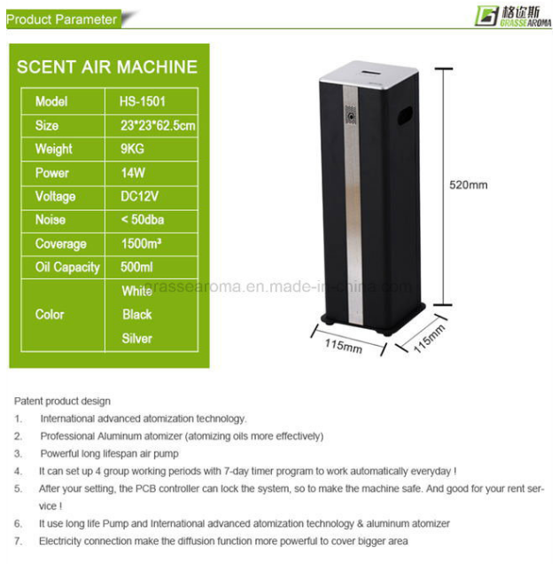 Plug In Automatic Aroma Diffuser Atomizer Air Perfume Freshener