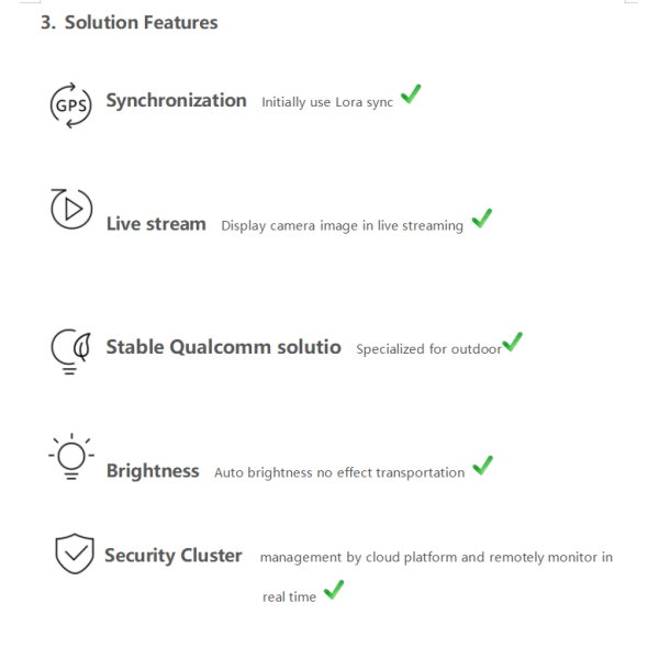 4G Smart City Light Pole Screen Wireless Remote Monitoring Solution Through AIPS Platform