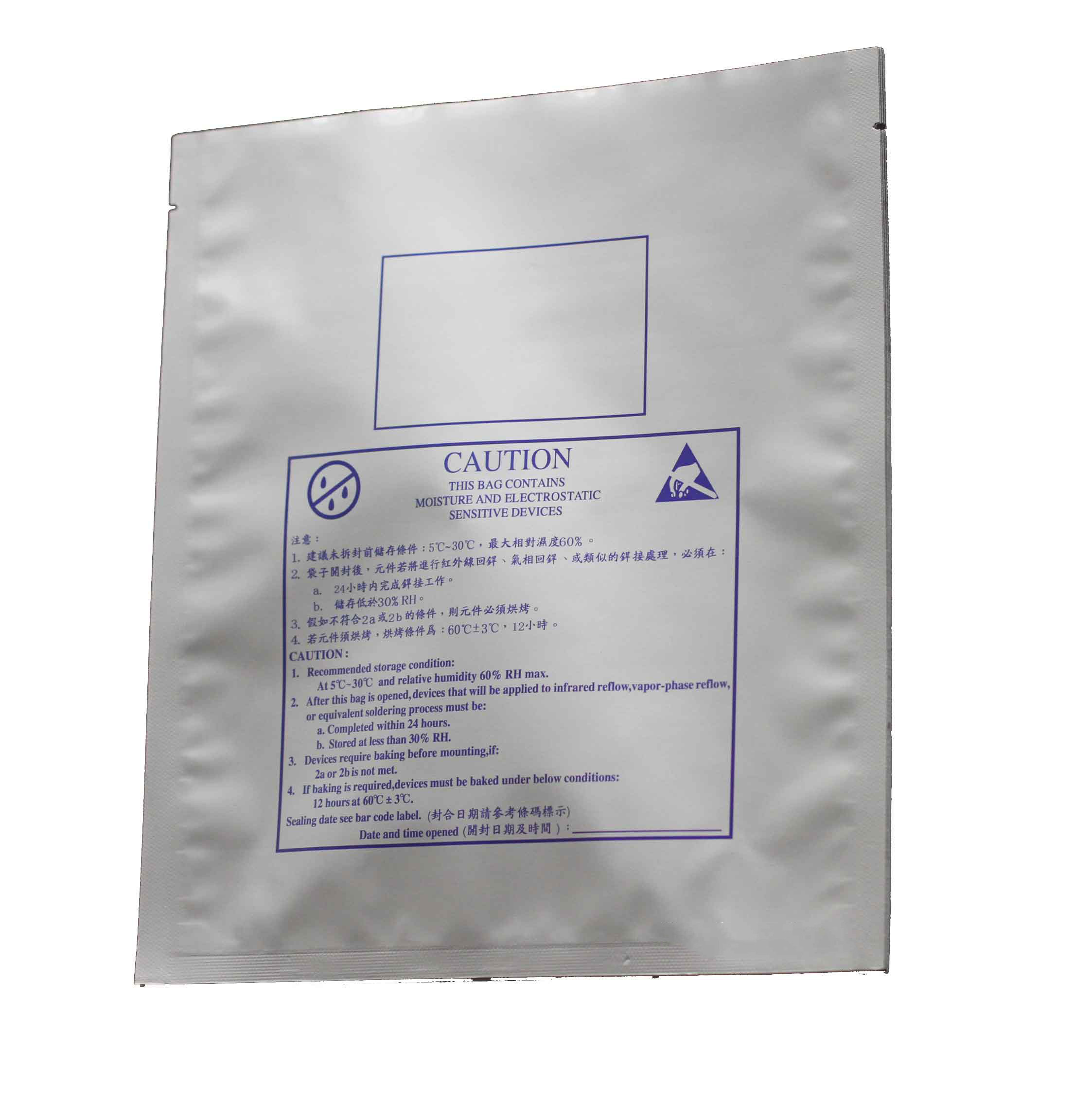 Hot Sell Anti Static Esd Antistatic Moisture Barrier Bag Plastic Vacuum Packing Bag