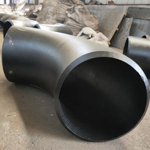 China DN200 90 degree SCH80 Seamless  Pipe Elbow Fittings  Butt Weld Black Pipe Fittings on sale