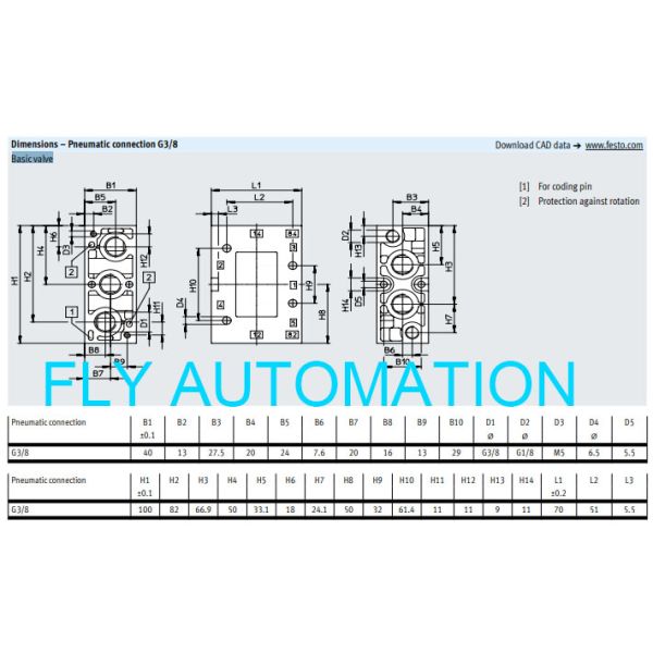 19789 5/2 Double Solenoid Pneumatic Solenoid Valves FESTO JMFH-5-1/4-B