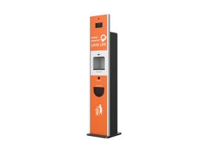 Buy cheap LKS TM001S IR Digital Hand Sanitizer Kiosk Automatic Thermal Scanner product