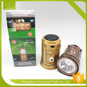 Buy cheap WS-3318 Telescopic Style USB Solar Rechargeable Handle Crank Led Camping Lantern product