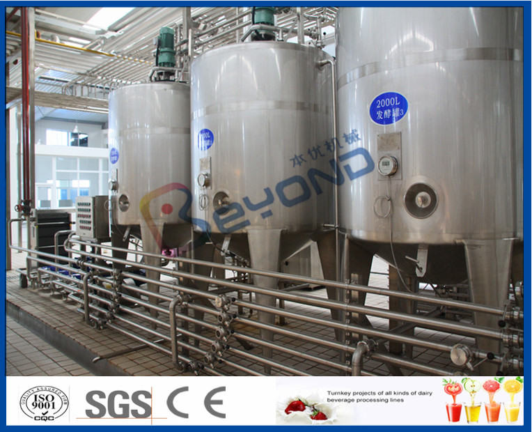Drinking Yoghurt Production Industrial Yogurt Maker With SUS304 / SUS316 Material