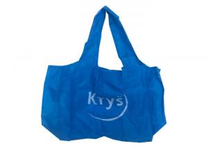Buy cheap Blue Large Capacity Foldable Cloth Shopping Bags With Botton Closure product