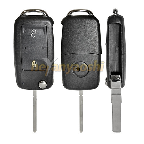 Buy cheap Vw 2 Buttons Smart Key Shell with Emergency Key Insert product