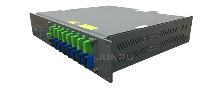 Junpu Optical Amplifier 16 Ports 1550nm Wdm Edfa Pon Of 23dbm Per Port