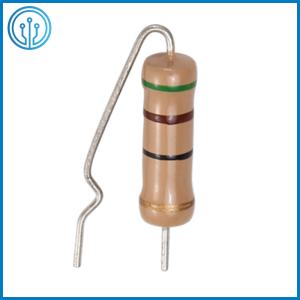 China 10M Ohm 0.125W Cylindrical Resistor Khaki 155C Carbon Film Resistor on sale