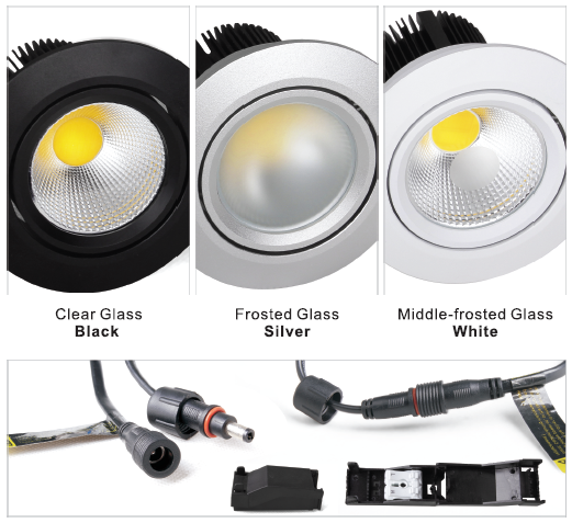Norwegian Norge led light CCT Dimming Color Temperature Adjustable COB LED Downlight 6watt