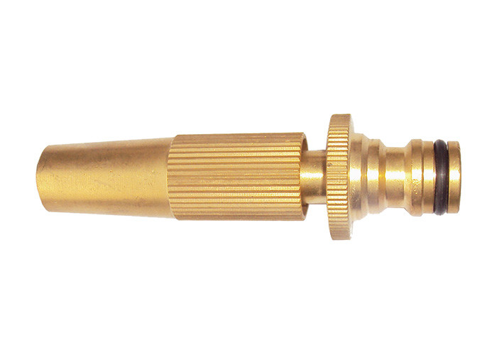 Buy cheap Adjustable Water Spray Nozzle Brass Construction Systematic Quick Easy Connect product
