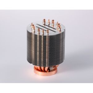 Buy cheap Customized Copper CPU Heatsink IP55 Anodizing / Passiviation OEM/ODM product