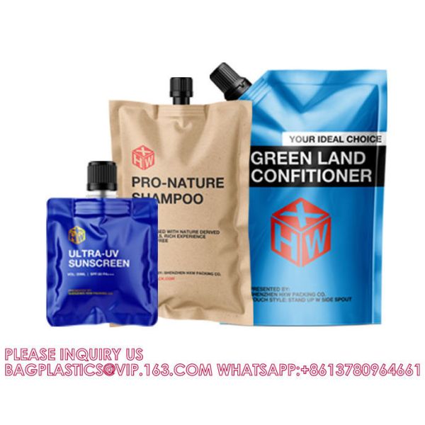 Custom Printing Spouted Aluminum Foil 1L 2L 2.5L 5L Kangen Water Liquid Refill Pouch Drinks Juice Packaging