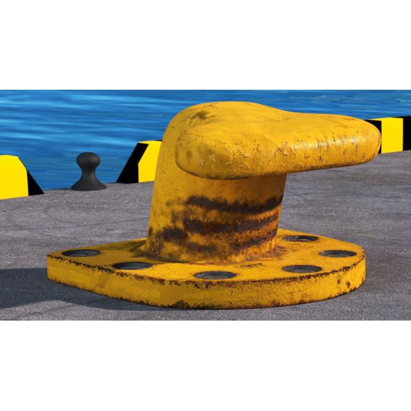 Mooring Bollard 150T Cast Steel Docking Accessories Wharf Pier Bollard
