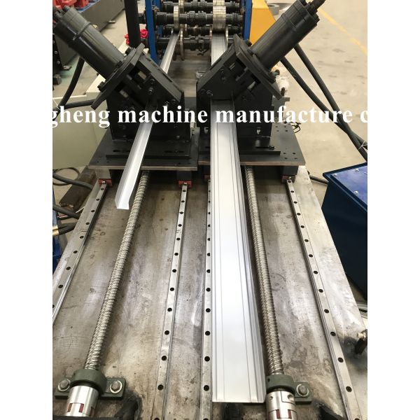 Double Section Stud And Track Roll Forming Machine With Packing Machine For Two Sections