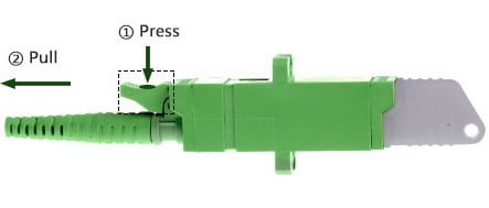 E2000 APC Simplex Fiber Optic Adapter 0.2dB Insertion Loss