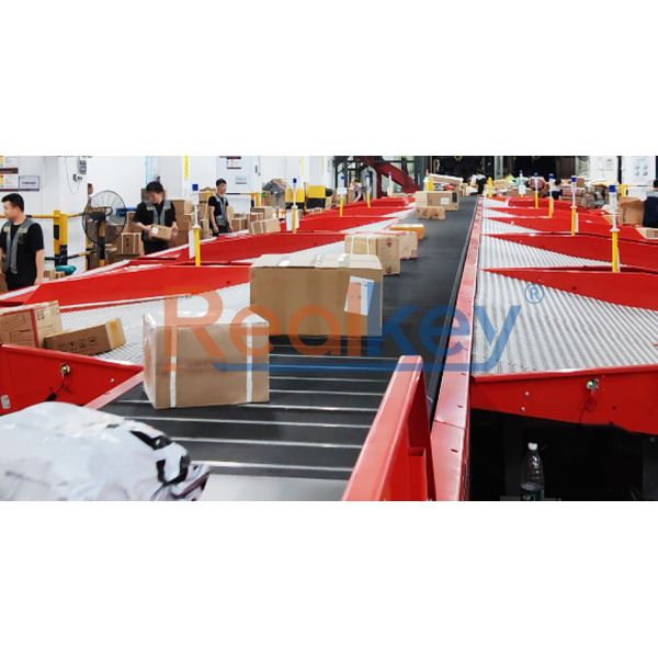 High Efficiency Package Sorting Equipment Long Lifespan Warehouse Sorting System
