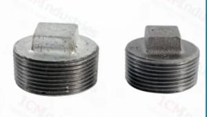Buy cheap 291 Square Plug Tube Malleable Iron Pipe Fitting Bsp Thread product