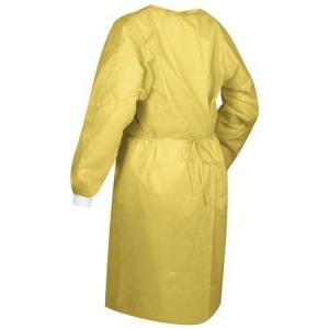 China Smms Pp Long Sleeve Disposable Plastic Surgical Gowns Waterproof on sale