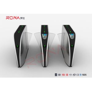 China Fingerprint Reader Flap Barrier Gate Acrylic Flap Barrier Turnstile on sale