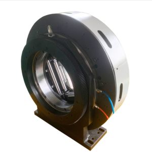 Four Jaw Hollow Chuck , Double Acting Pneumatic Lathe Chuck