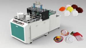 Buy cheap Biodegradable Compostable Disposable Fully Automatic Paper Plate Forming Machine product