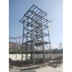 China Telecommunication Custom Steel Building Structural Steel Tower 10m-100m Height on sale