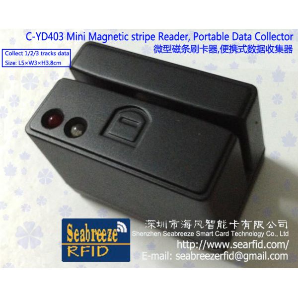 C-YD403 Mini Magnetic stripe Reader, Portable Data Collector