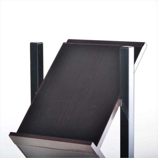 OEM 240X305mm Floor Standing Display Rack Double Sided Display Stand