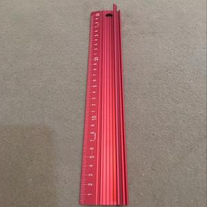 China Multi Color Aluminum Scale Ruler , Aluminum Safety Ruler Household Fabricing on sale