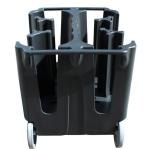 Polyethylene Adjustable Dish Caddy Conveniently Transport Store Plates