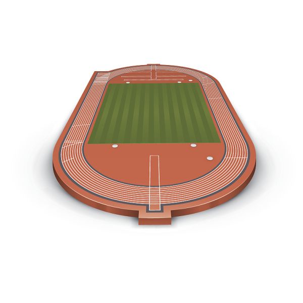 Sandwich System Running Track 13mm Synthesis Rubber Track Material