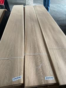 Buy cheap Medium Density ISO9001 Rift Cut White Oak Veneer On Particle Board product